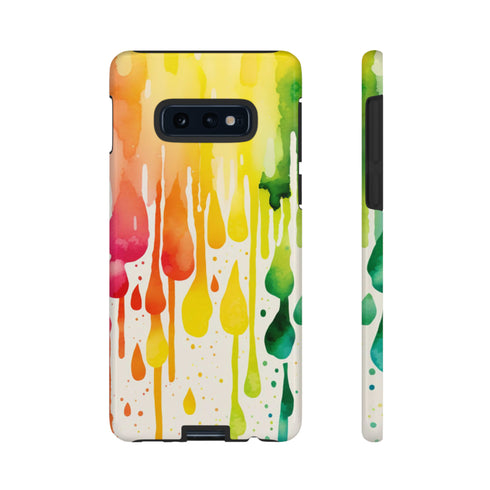 Rainbow Spring Showers - Impact Resistant Phone Case